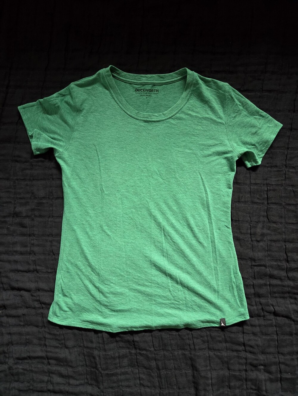 Duckworth Women’s Merino Blend Vapor Tee - Heathered Kelly Green W Small